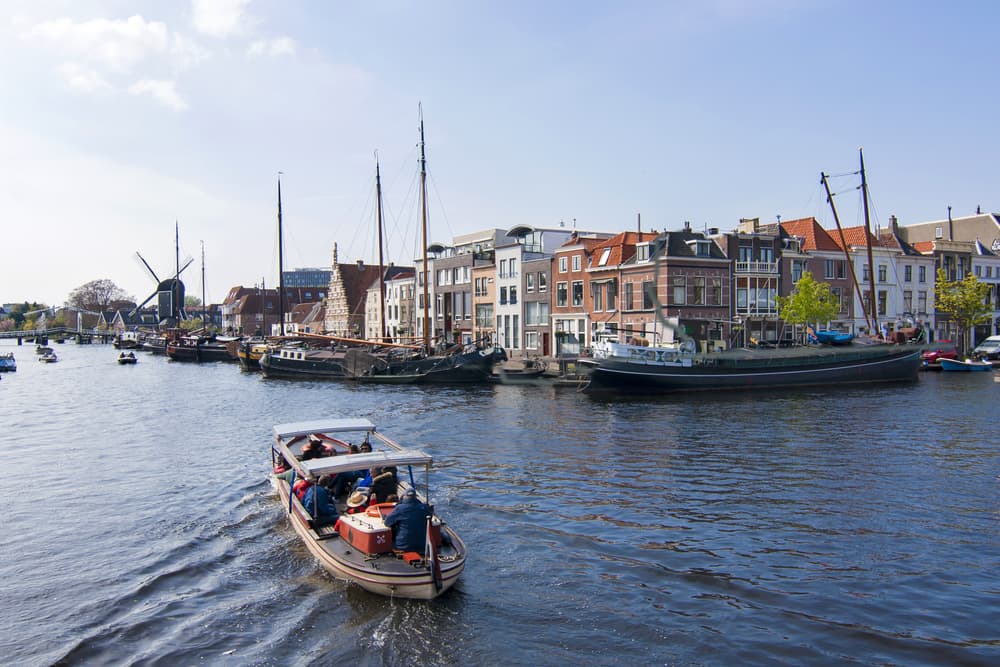 Vaarwater richting Leiden